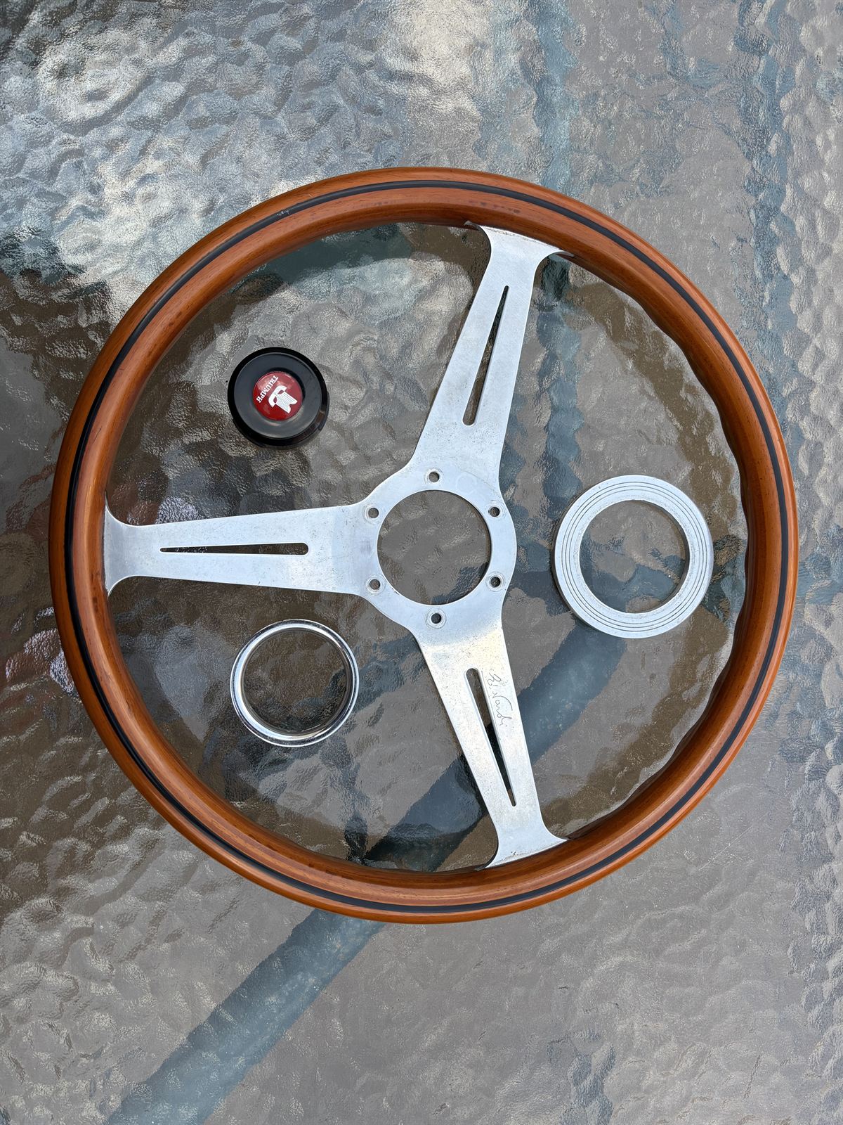 Nardi steering wheel.